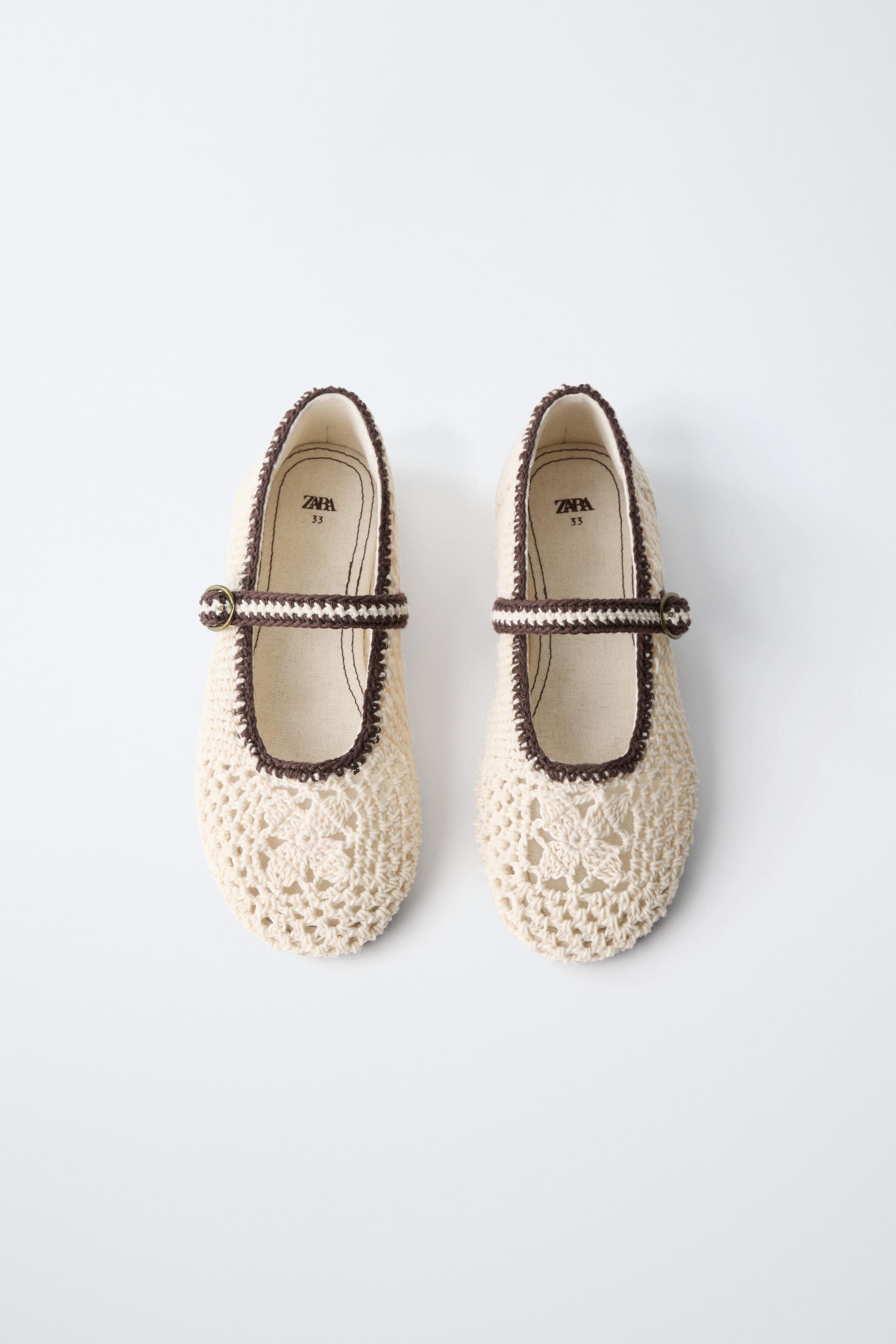 CROCHET BALLET FLATS